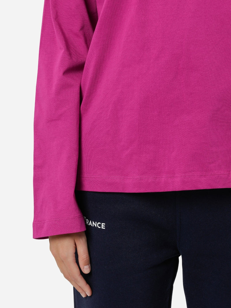 THE ORGANIC OVERSIZED LS TEE - NAVY